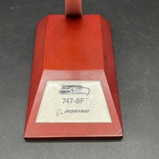 Seattle Seahawks/Boeing 747-8F  Scale Wood Stand. Pre Owned