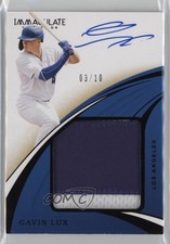 2020 Panini Immaculate Premium Rookie Black 3/10 Gavin Lux Patch Auto 8d4