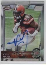 2015 Topps Chrome Rookies Refractor Auto 127/150 Vince Mayle #168 Auto s7f