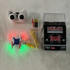 World Tech 2.4Ghz Nemo Mini Drone SEE VIDEO Picture Camera 4.5 Channel RC 4GB