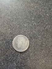 1 Franc Leopold II 1867 Type Wiener En Argent.4,6 Grammes