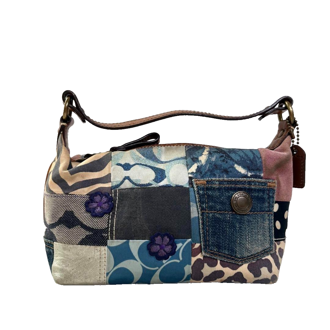 COACH Patchwork Accessory Pouch Bag
