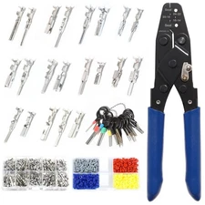 Connector Pins Crimped Terminal Automotive Car kit Electrical 1/1.5/1.8/2.2/2...