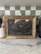 Moody Trees Framed Wall Canvas Board Threshold With Studio McGee 16 x12 NEW