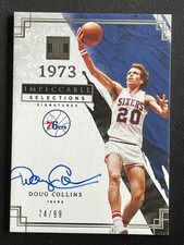 Doug Collins 2021-22 Panini Impeccable Selections Signatures Auto /99 #ISL-DCL