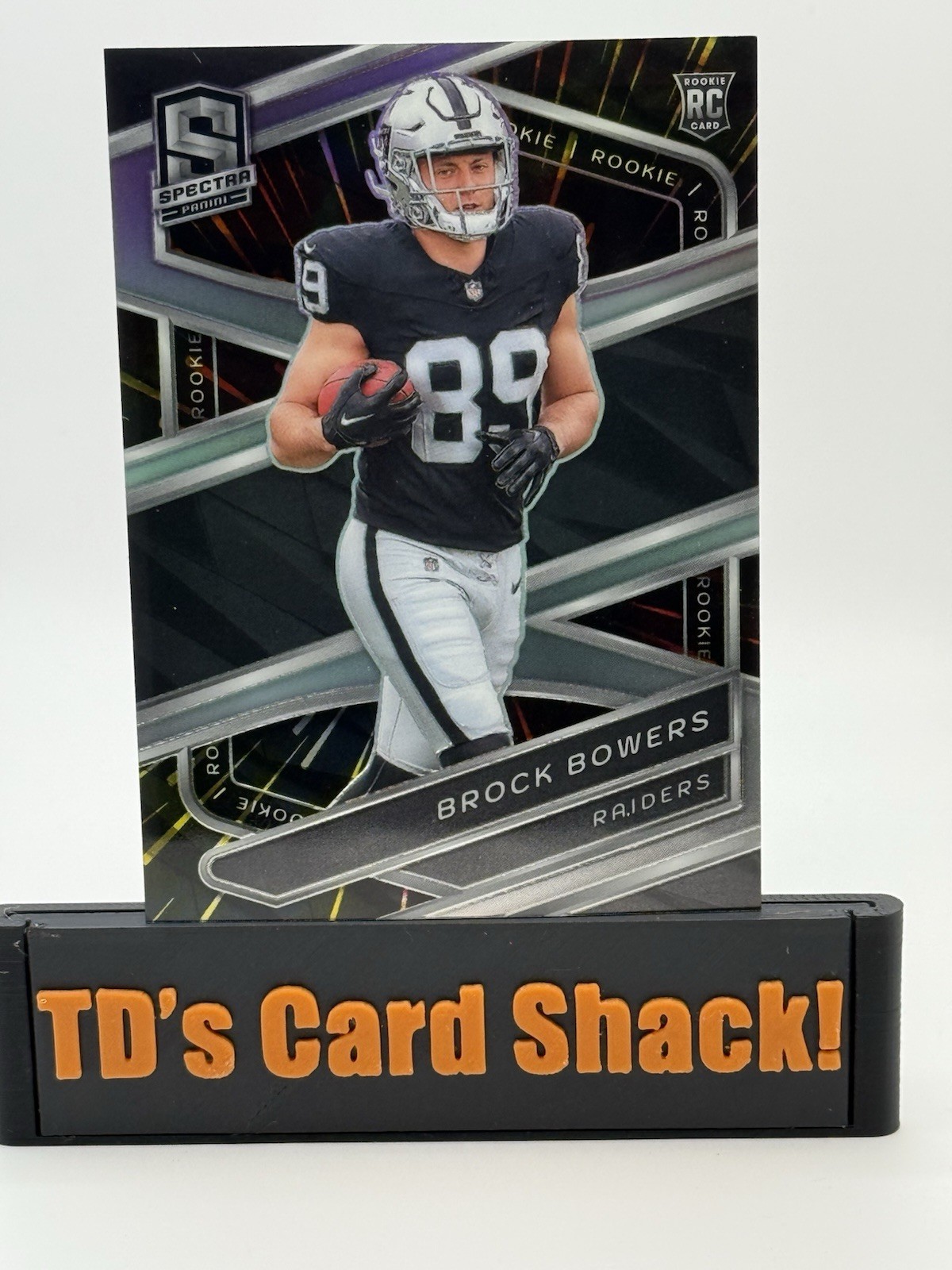 2024 Panini Spectra #116 Brock Bowers Rookies Hyper 50/75 Las Vegas Raiders RC