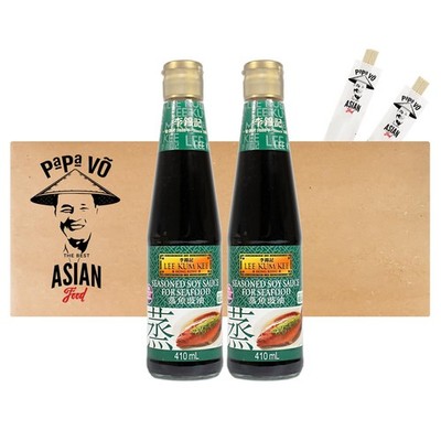 Lee Kum Kee Sojasauce für Seafood 2x410ml Sojasoße für Fisch Soy Sauce Seafood