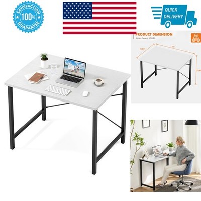 Sweetcrispy 32-Inch Small Computer Desk | Modern Minimalist Design