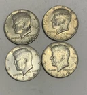 1967-1968  Kennedy Half Dollars, Lot of 4--40% silver