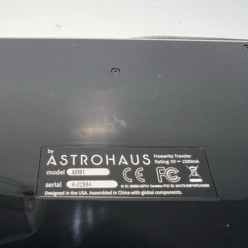 EXCELLENT! Astrohaus Freewrite Traveler Typewriter with Protective Sleeve (G6:2) - Afbeelding 13 van 15