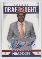 2012-13 NBA Hoops Draft Night Auto Dion Waiters #4 Auto 3c7