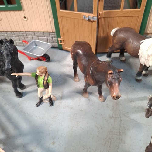 RARE Schleich Farm World Horse Barn 42195 Toy Building Stable - Picture 5 of 20