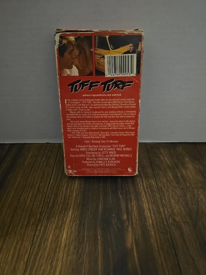 Tuff Turf (VHS, 1985) James Spader/Robert Downey Jr./Kim Richards - Image 2 of 3