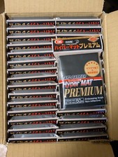 KMC Hyper Mat Premium Black Sleeves Case 30 packs of 50 1500Sleeves