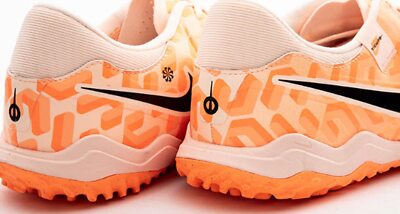 Nike Men Tiempo Legend 10 NU TF Cleat Soccer Orange Futsal Boot