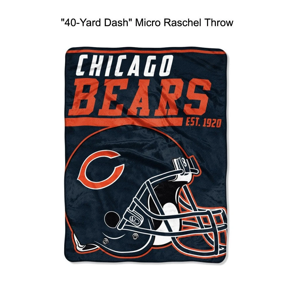 Pick Your Team Dash Micro Raschel Throw Blanket