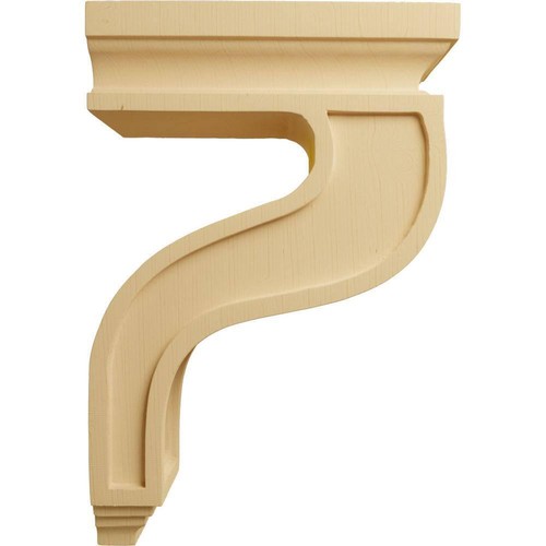 Ekena Millwork Corbels Carved Wood Interior Paintable General Purpose Alder - Picture 3 of 4