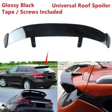 Fit For Toyota Venza 2009-2015 Rear Roof Spoiler Modified Wing Abs Gloss Black