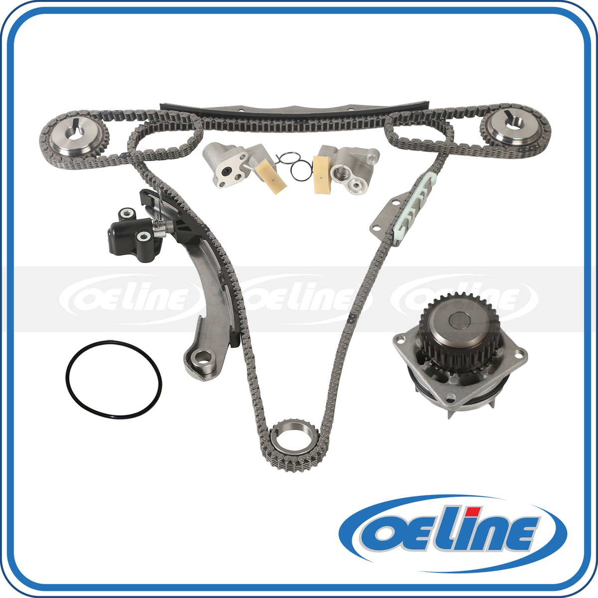 Timing Chain Kit With Water Pump & Tensioners For 2005-2015 Nissan 4.0L V6 - Fits Xterra, Frontier, Pathfinder, NV Trucks