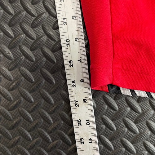 Chicago Bulls Adidas Red White Black Training Basketball Athletic Short Youth XL - Picture 5 of 6