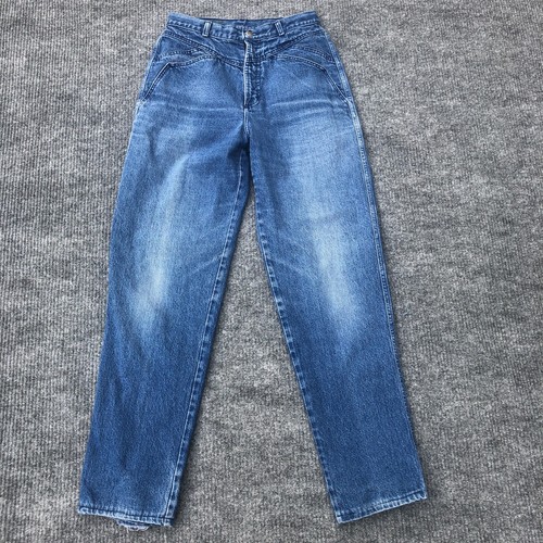 VTG Ms Rocky Mountain Bareback Jeans Western Cowgirl Bareback Not tag 28x32 Read
