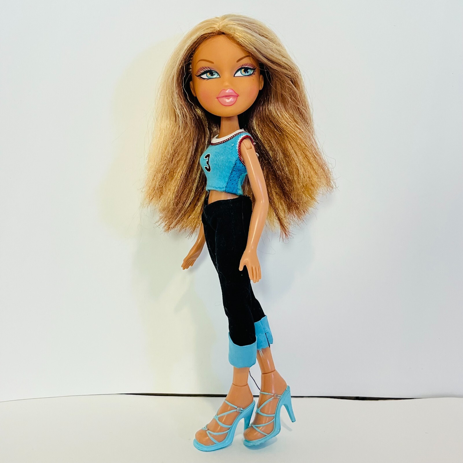 Vintage Rare Stylin 7th Edition Bratz Doll Yasmin Class School Redressed
