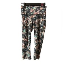 LULULEMON ALIGN FLORAL CROP LEGGINGS WOMENS SIZE 4