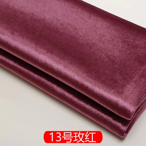 Sofa Upholstery Velour Fabric Thick European Soft Roll Cushion Velvet DIY Cloth - Picture 49 of 49