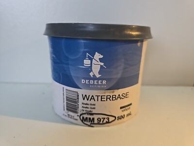 Autolack 0,5 Liter Debeer Waterbase 900 MM973 Xirallic Gold auf Wasserbasis