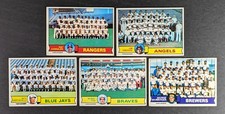 1979 Topps Baseball Team Lot 5 Cards