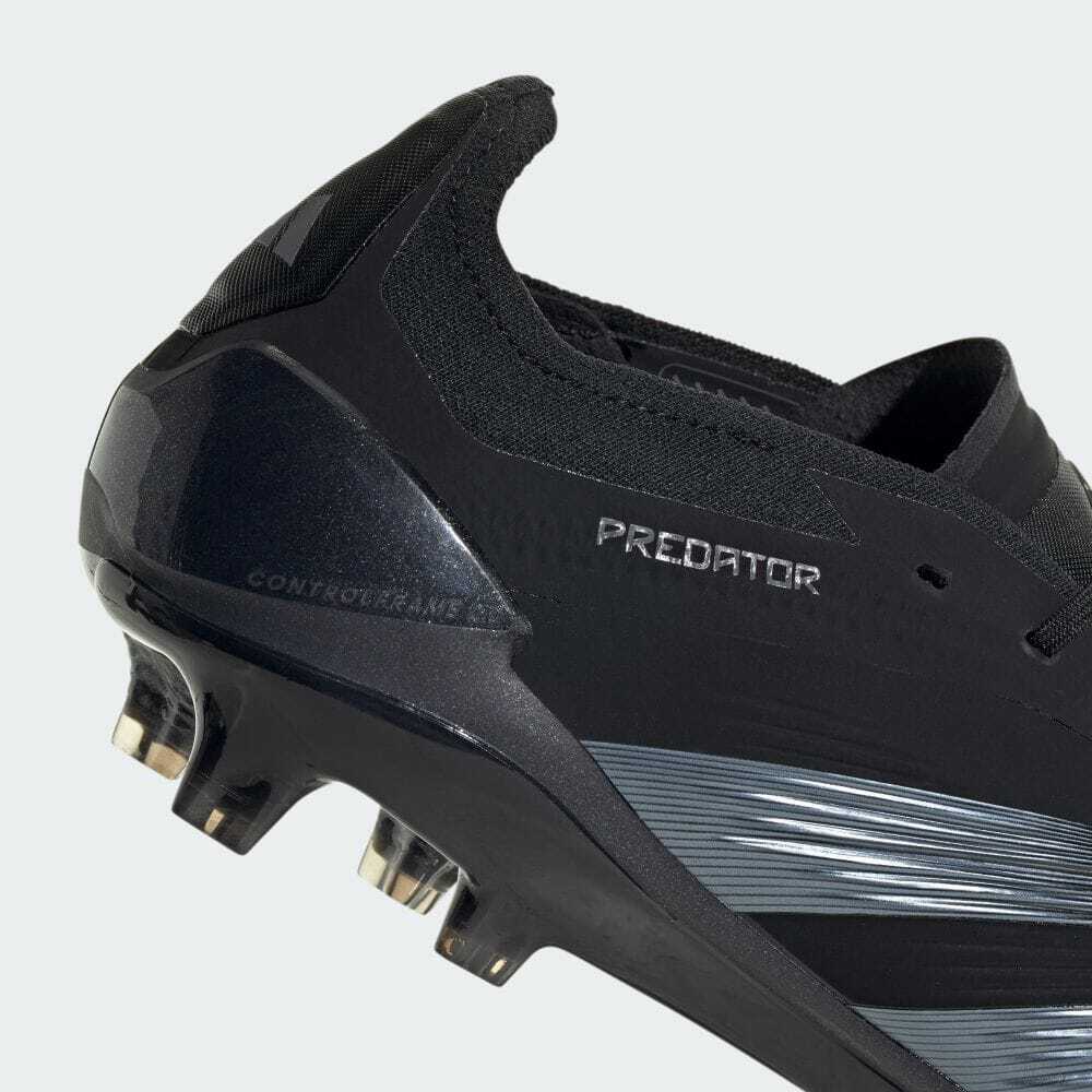 adidas Soccer Cleats PREDATOR ELITE LOW FG Core Black/Carbon