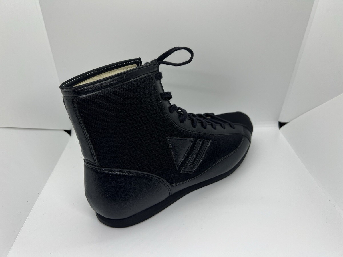 RS-001　リングシューズ（スタンダードタイプ） Winning Boxing Shoes Ring shoes Black RS-001 Standard Type