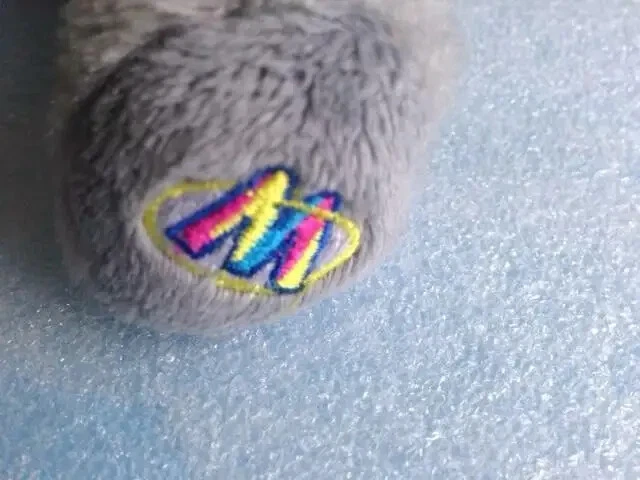 Ganz Webkinz Gray Charcoal Dog 8" Plush Stuffed Animal Toys - Image 4 of 4