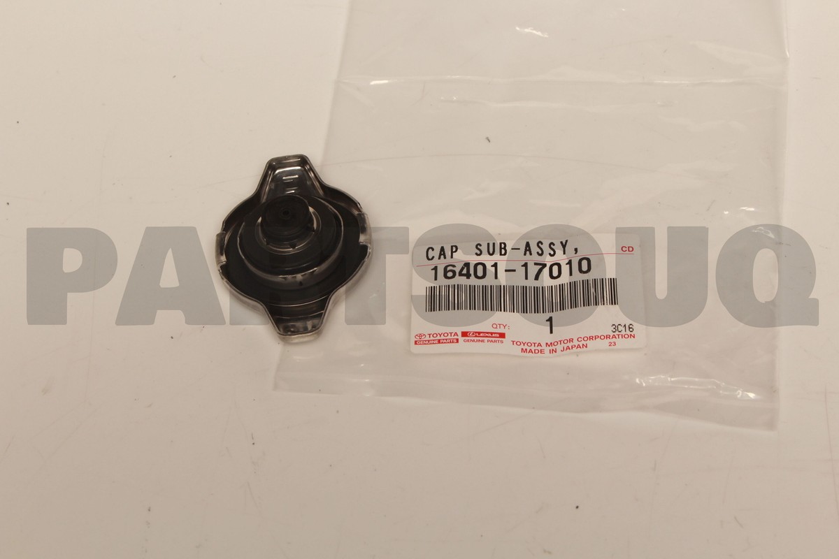 Toyota 1640117010 Genuine Radiator Cap Sub-Assy 16401-17010