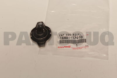 Toyota 1640117010 Genuine Radiator Cap Sub-Assy 16401-17010