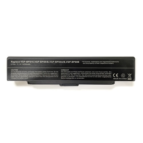 Battery for Sony VAIO VGN-NR VGN-SZ VGP-BPS9/B VGP-BPS10 VGP-BPS9A/B VGP-BPS9B - Picture 1 of 3