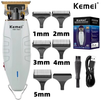 Kemei KM1931 Haarschneider Akku Kabellos USB Haarschneidemaschine Rasierer Herren