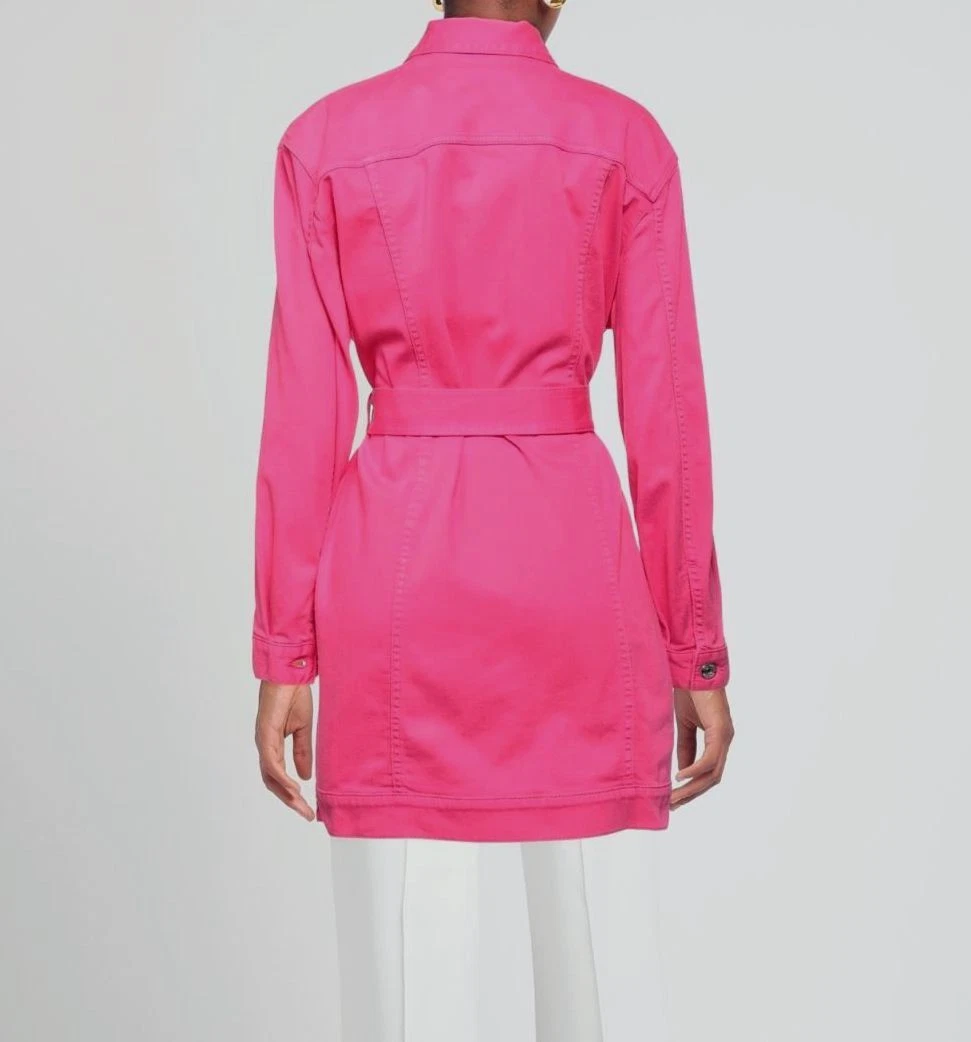 Mini giacca denim rosa $825 Dsquared2 da donna rosa taglia 54