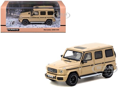 MERCEDES-AMG G 63 BROWN 1/64 DIECAST MODEL CAR BY TARMAC WORKS T64R-040-BR