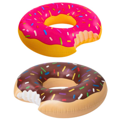 Schwimmring Donut Schwimmring aufblasbar Luftmatratze Schwimmreifen Ø105cm