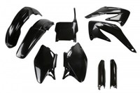 Kunststoff Verkleidung Kit Honda CRF 450 R 2004 Schwarz Ufo Plast Full