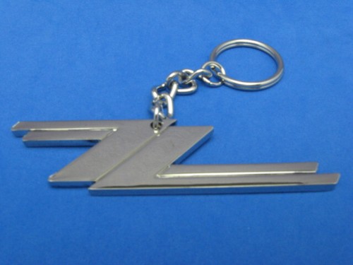 ZZ TOP NEW VIDEO KEY RING KEYCHAIN KEY CHAIN LLAVERO PORTE CLES CHROME - Picture 1 of 2