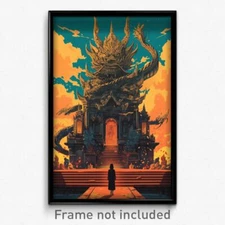 Thai Movie Poster - Lonely Sawmill (Thailand Psychedelic Art Retro Film Print)