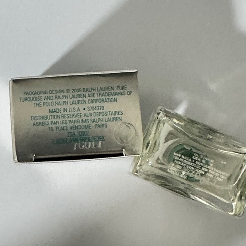 Ralph Lauren Pure Turquoise .25 fl oz Mini w/h Box - Picture 4 of 6