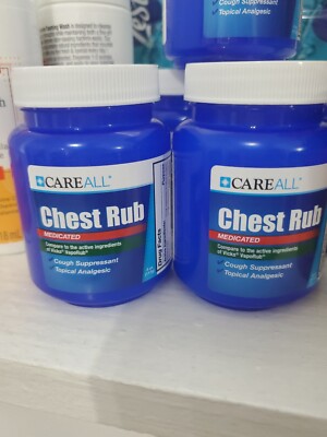 CareAll Medicated Chest Rub ,4 oz Cough Suppressant Topical