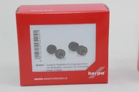 Herpa 054041 RadsäTze FüR Zugmaschinen Mit Breitreifen Schwarz Mit Chromring