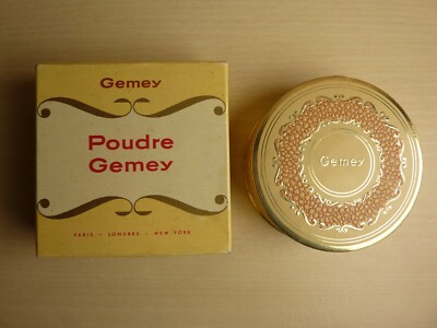Boîte à Poudre Ancienne Gemey - Elizabeth Arden - Teinte Moyenne - 35ml - Occasion
