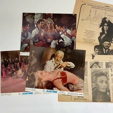 Vintage Photos Lot Of Movie Stills Clippings Justine 1969 Anouk Aimée