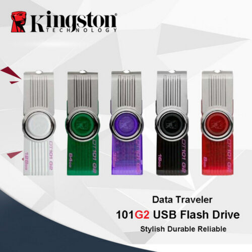 Classic Rotate Kingston UDisk DT101 G2 32GB USB 2.0 Flash Drive Memory Pen Stick - Picture 1 of 6