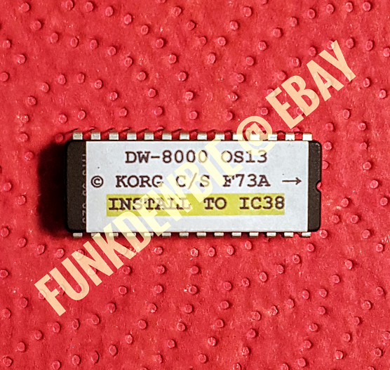 Korg DW-8000 vintage synth equipment - eBay listing photo 4